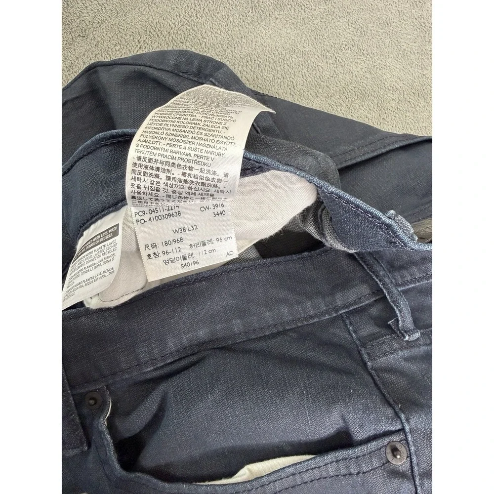 Levi's 511 Slim Straight Jeans Men's Size 38x32 Blue Dark Wash